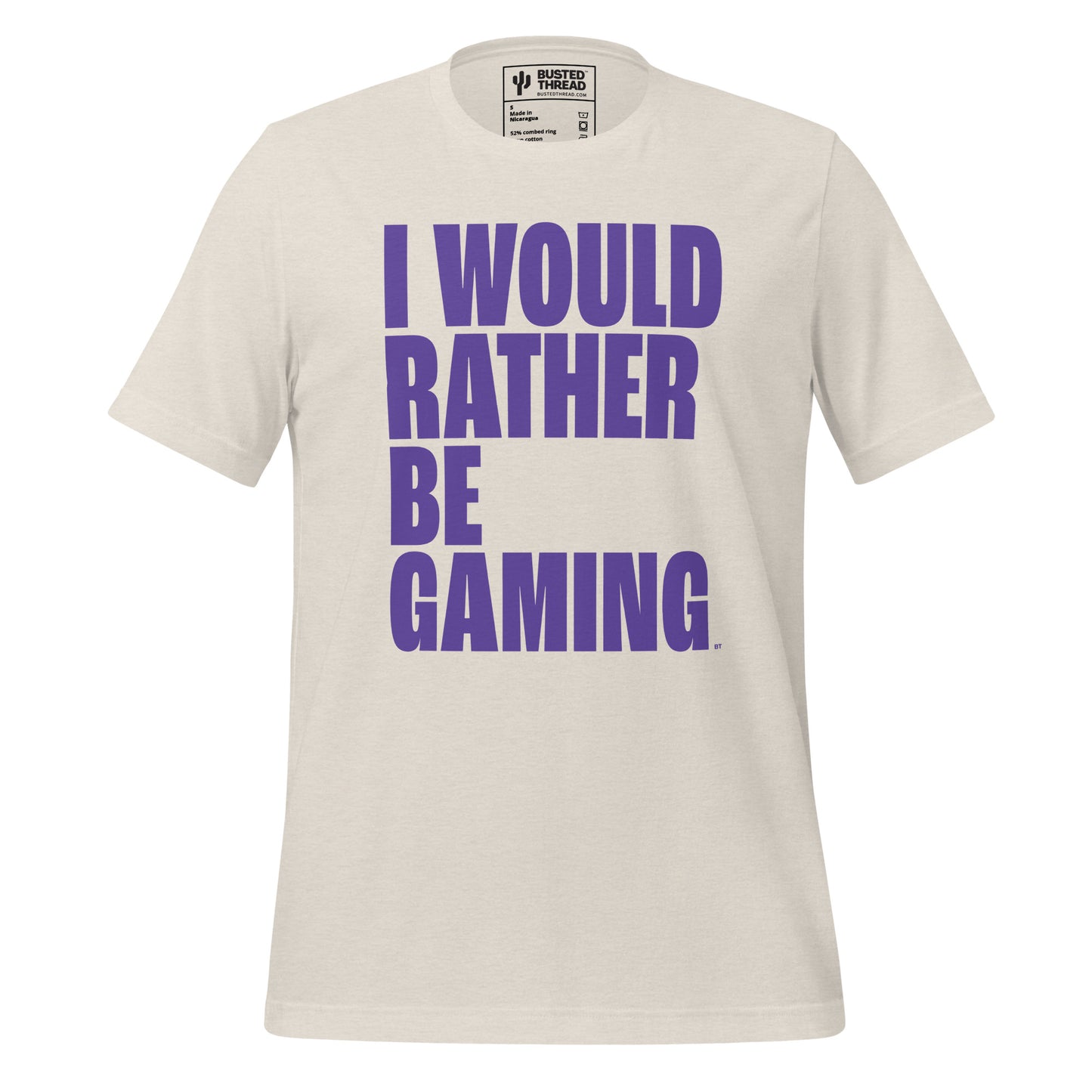 I WOULD RATHER BE GAMING TEE