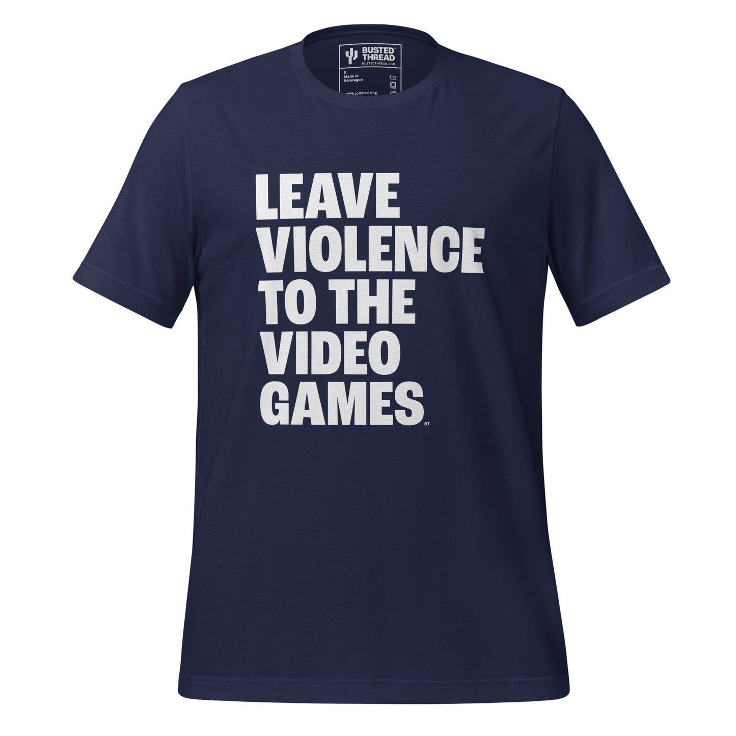 LEAVE VIOLENCE TO VIDEO GAMES TEE